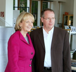 Hannelore Kraft und BGM Berthold Lülf